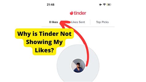 tinder not showing likes.